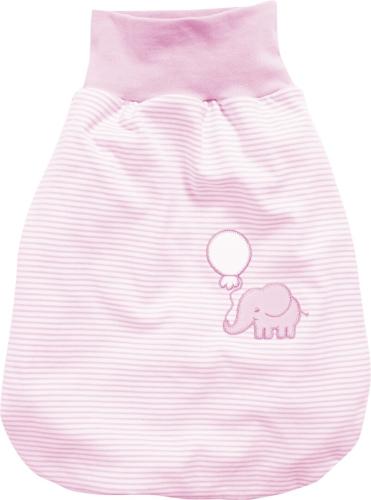 Playshoes Strampelsack Interlock Elefant - rosa