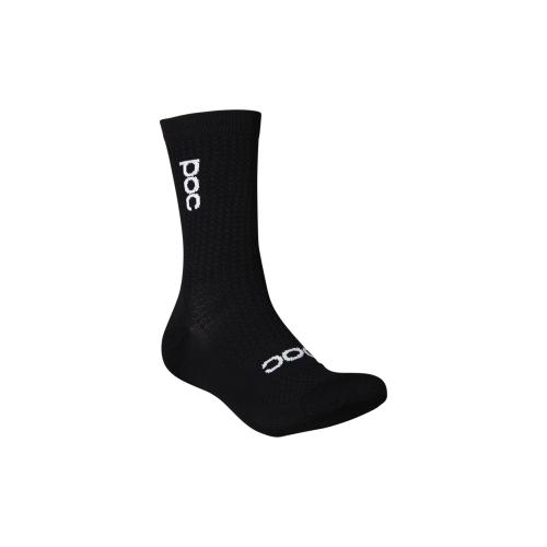 POC Ys Essential Road Sock - Uranium Black (Grösse: M)