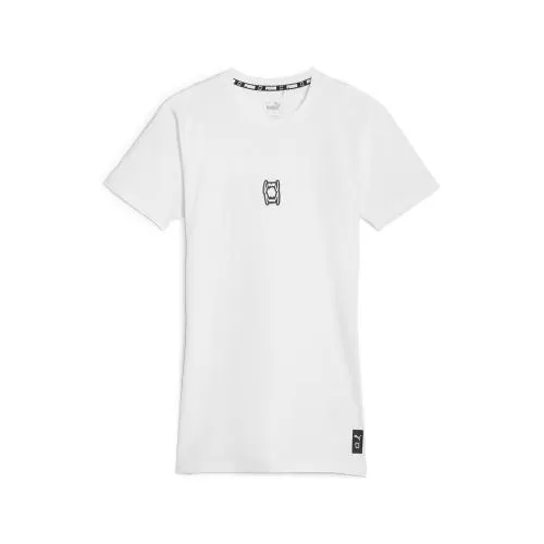 Puma Hoops Team SS Top Baselayer - puma white