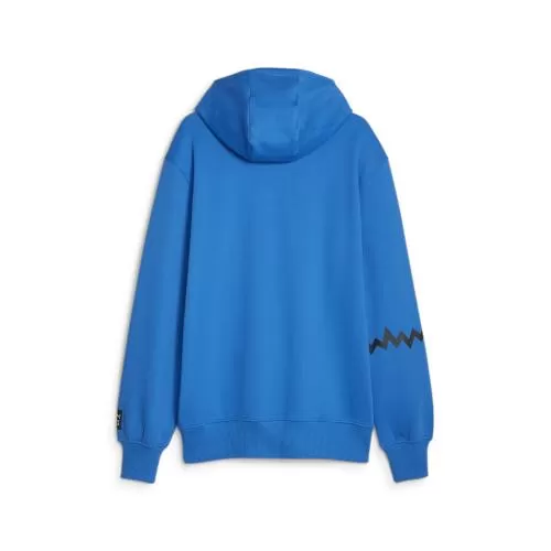 Puma Hoops Team Hoodie - electric blue lemonade