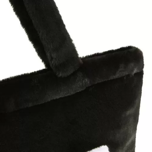 Puma UP FAUX FUR Shopper - puma black