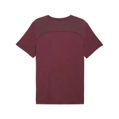 Puma M CLOUDSPUN TEE - ruby shimmer heather