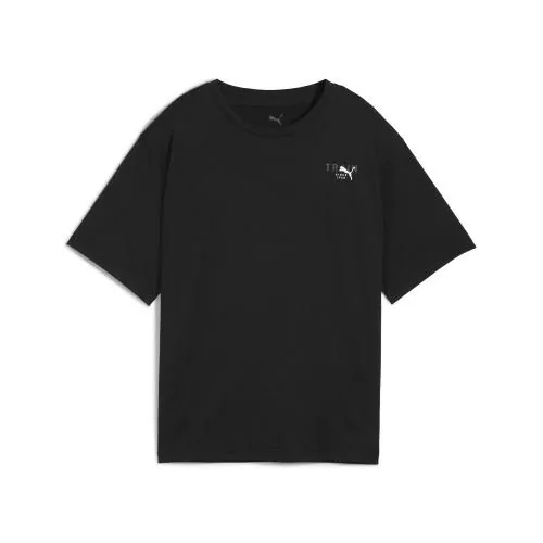 Puma W PRETTY TOUGH GRAPHIC TEE - puma black