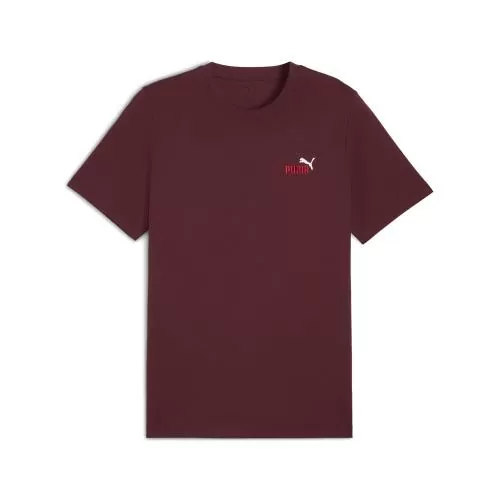 Puma ESS 2 COLOR Small No. 1 Logo Tee - ruby shimmer