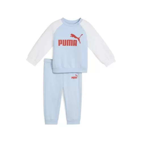 Puma MINICATS ESS Raglan Crew Set FL INF - haute tropic