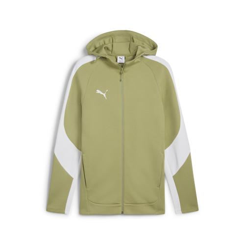 Puma teamEVOSTRIPE Hooded Jacket - calming green (Grösse: S)