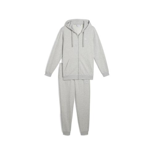 Puma Hooded Sweat Suit TR - light gray heather (Grösse: XXL)
