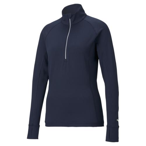 Puma W Rotation 1/4 Zip - navy blazer (Grösse: M)