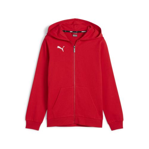 Puma teamGOAL Casuals Hooded Jacket Jr - puma red (Grösse: 164)
