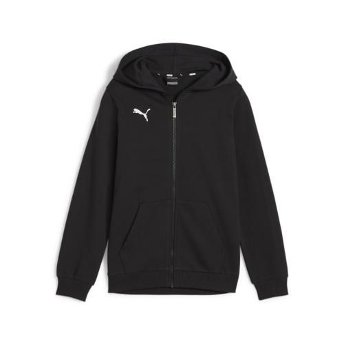 Puma teamGOAL Casuals Hooded Jacket Jr - puma black (Grösse: 164)