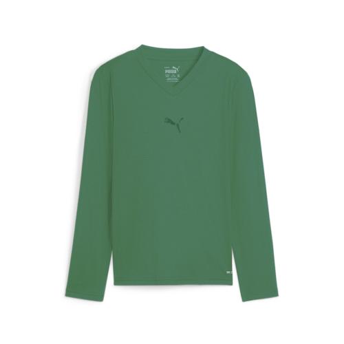 Puma teamGOAL Baselayer Tee LS Jr. - sport green