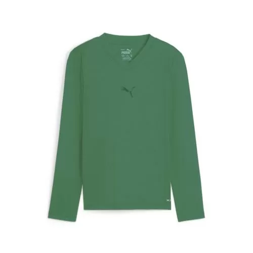 Puma teamGOAL Baselayer Tee LS Jr. - sport green