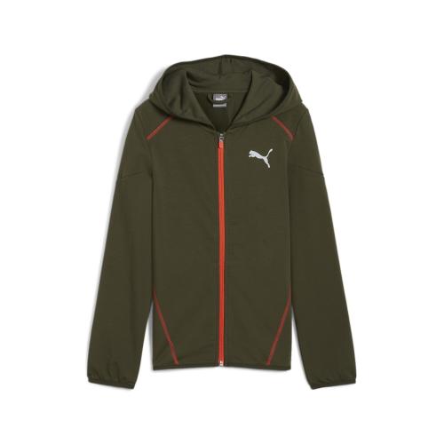Puma ACTIVE SPORTS Hoodie Full-Zip TR B - dark olive (Grösse: 164)
