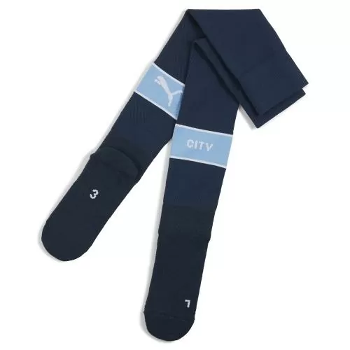 Puma Team MCFC Graphic Socks Replica - marine blue