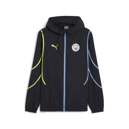 Puma MCFC Prematch Woven Jacket - new navy