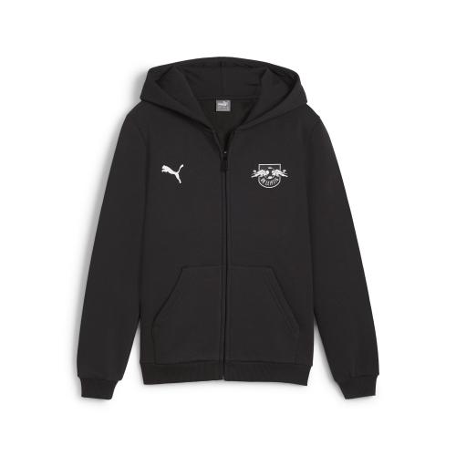 Puma RBL ESS FZ Hooded Jacket Jr FL - puma black (Grösse: 176)