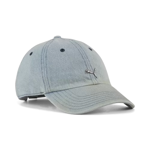 Puma WARDROBE ESS METAL Dad Cap - faded denim