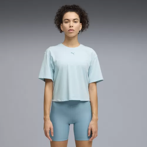 Puma W CLOUDSPUN RELAXED TEE - fresh water
