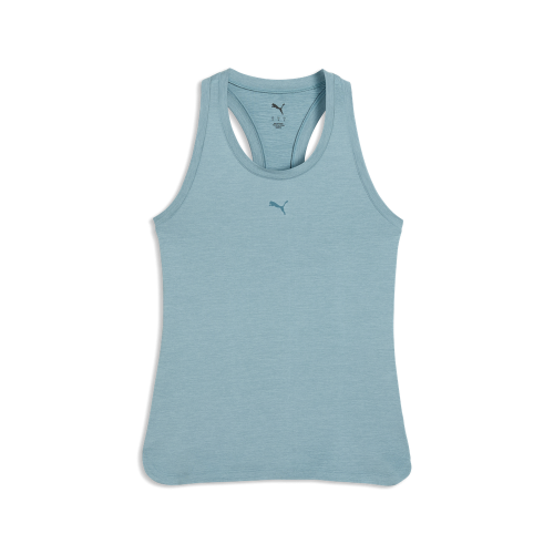 Puma W CLOUDSPUN RACERBACK TANK - baltic sea blue heather