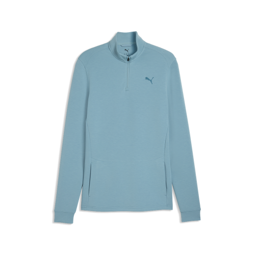 Puma M Cloudspun 1/4 Zip - baltic sea blue