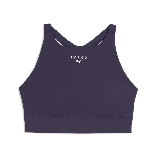 Puma W PUMA X HYROX SHAPELUXE HIGH NECK BRA - deep plum