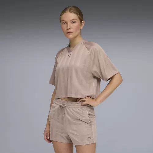 Puma W Puma League Jersey Top - sandstone