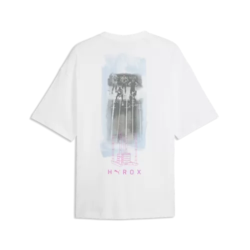 Puma M PUMA X HYROX LIFESTYLE TEE - puma white