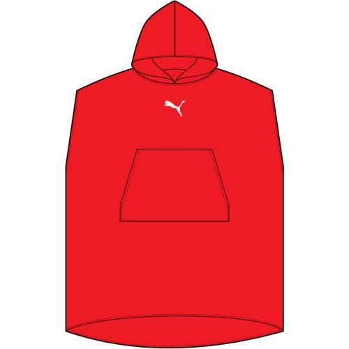 Puma teamADDITIONS Poncho - puma red