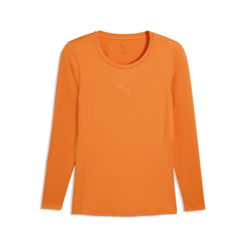 Puma teamLIGA26 Baselayer Tee LS - rickie orange