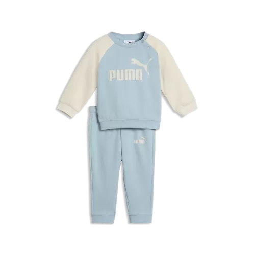 Puma MINICATS ESS Raglan Crew Set FL INF - seafoam