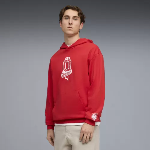 Puma FB ftblCulture Relaxed Hoodie - burnt red
