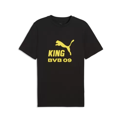 Puma BVB KING Logo Tee - puma black