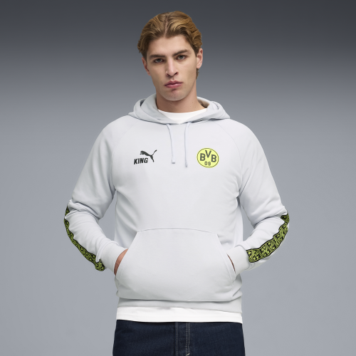 Puma BVB KING Hoodie - silver mist