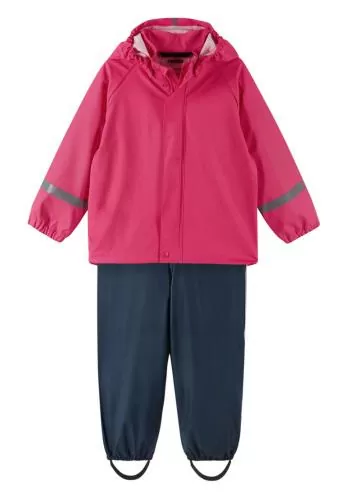 Reima Tihku Rain Outfit - candy pink