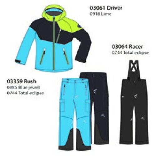 rukka Rush Kinder Skihose - dress blue
