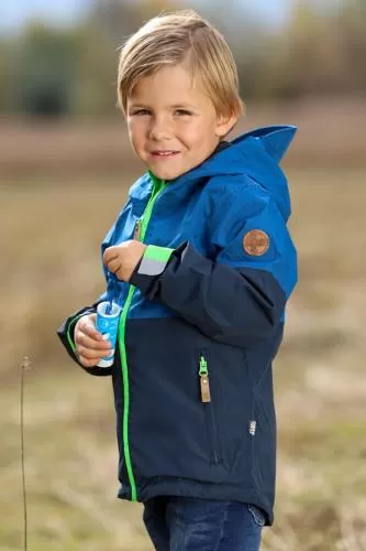 rukka Puck Kinder Regenjacke - nuthatch