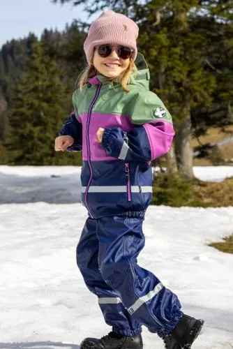 rukka Mogli Kinder Winterregenjacke - majolica blue
