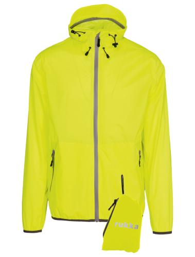 rukka Shelter Herren Regenjacke - fluorescent lemon (Grösse: XXL)