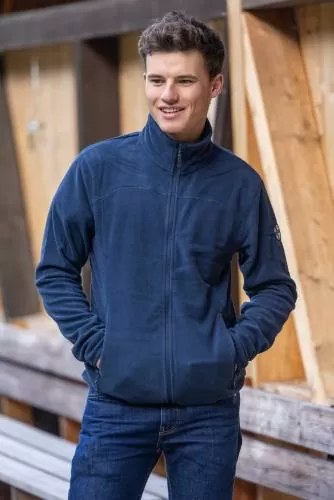 rukka Micha Herren Fleece Jacke - ebony