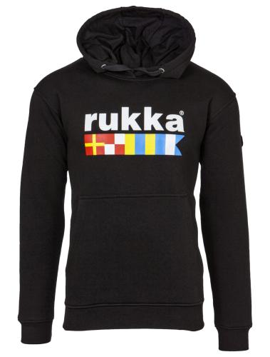 rukka Henning Hoodie mit rukka Logo unisex - black (Grösse: M)