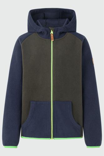 rukka Erik Kinder Fleece Zip-Hoodie - dark navy