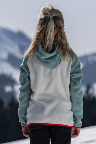 rukka Erik Kinder Fleece Zip-Hoodie - blue surf