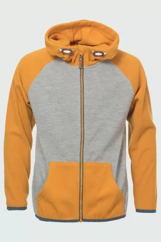 rukka Erik Kinder Fleece Zip-Hoodie - inca gold