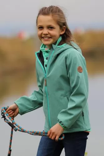 rukka Avan Kinder Soft Shell Jacke faded denim