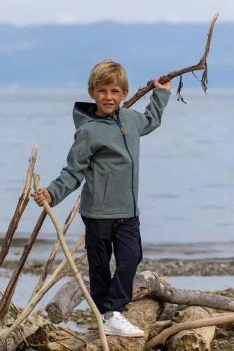 rukka Avan Kinder Soft Shell Jacke - trekking green