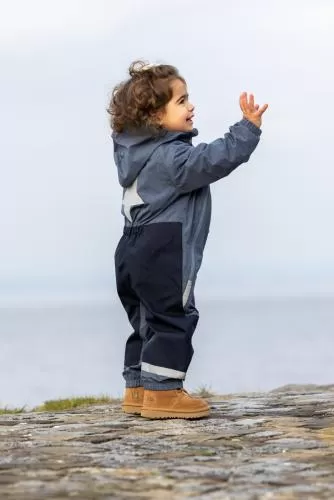 rukka Splash Kinder Regenoverall für Kleinkinder - paisley purple