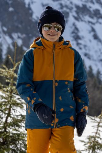 rukka Champion Kinder Winterjacke - indian teal