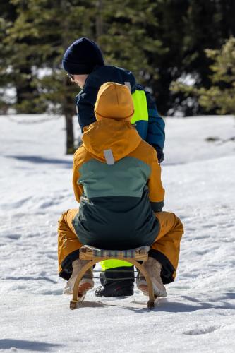 rukka Speedy Kinder Winterjacke - inca gold