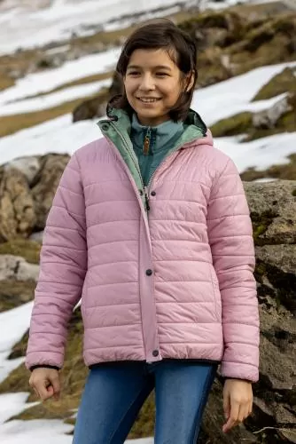 rukka Blaze Kids Winterjacke reflektierend und reversibel - fluorescent lemon