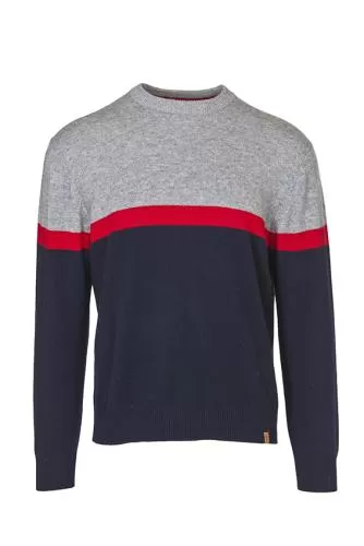 rukka Kuno Herren Pullover Rundhals - silver mélange